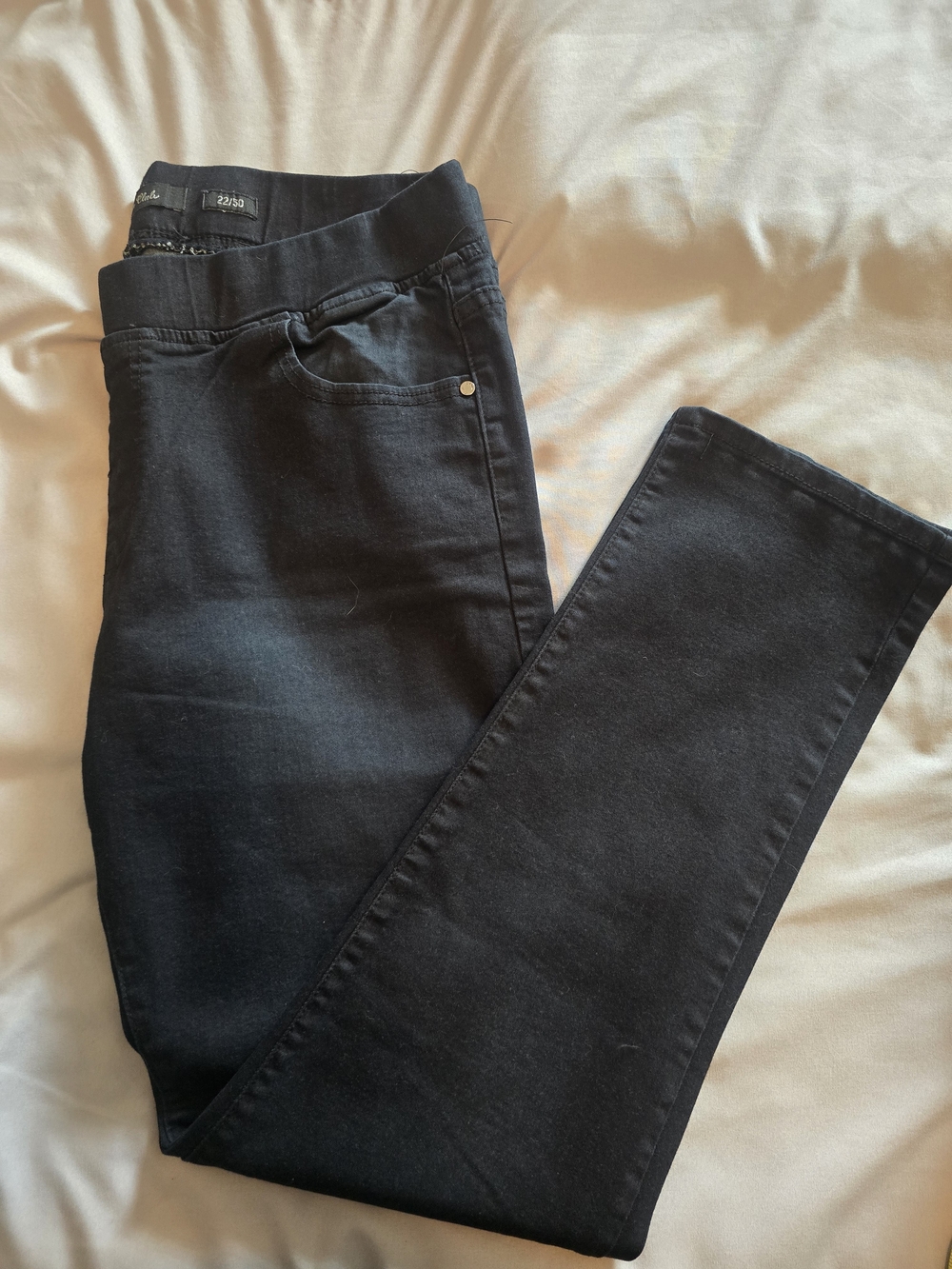 Denim CLUB Women's Black Stretch Jeans SIZE 18 US